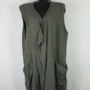 Caslon Sz 22W Harem Sleeveless Duster